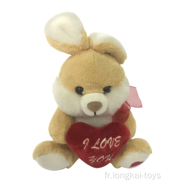 Super doux lapin en peluche